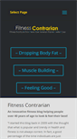 Mobile Screenshot of fitnesscontrarian.com